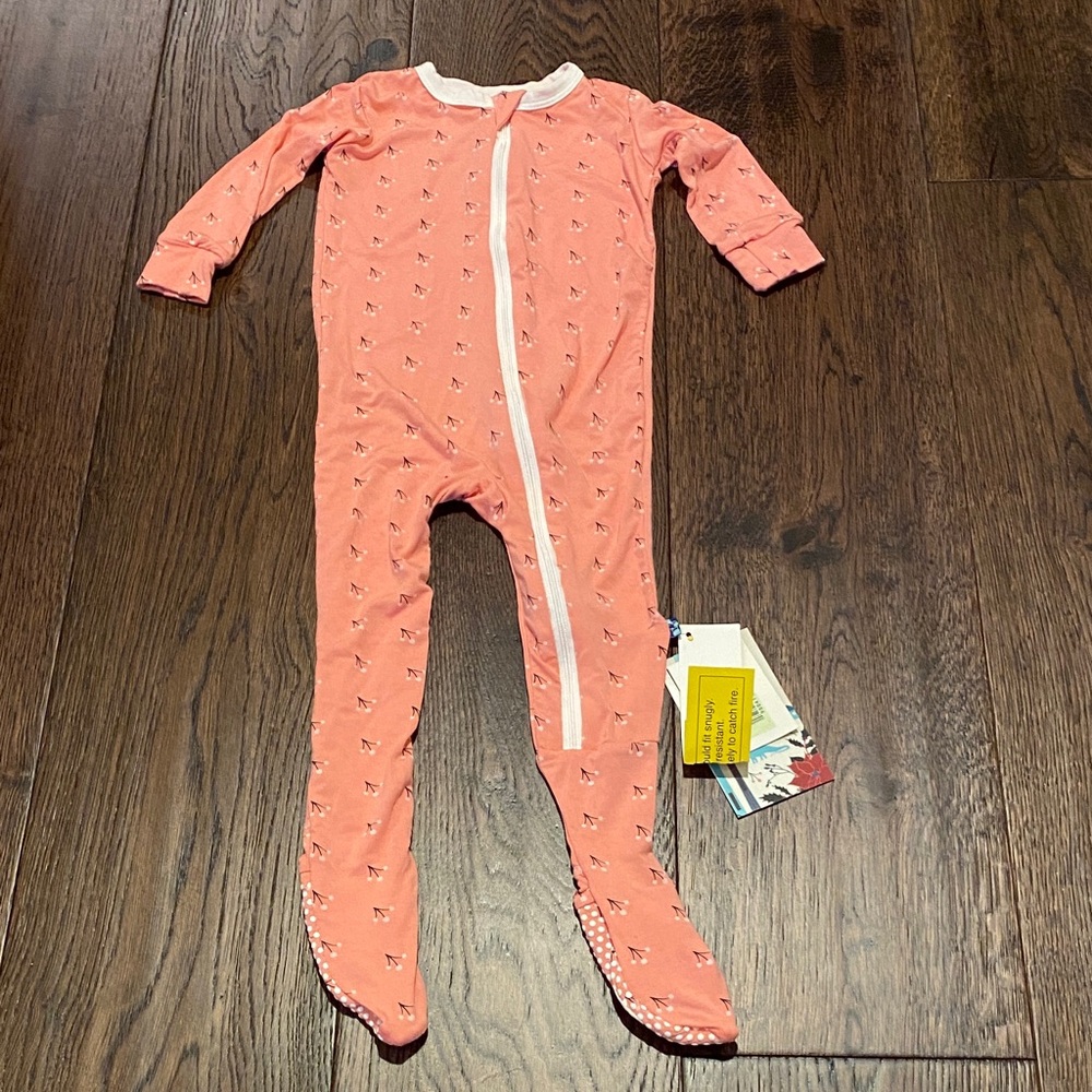 NWT - Kickee Pants Pink Footed One-Piece Pajamas